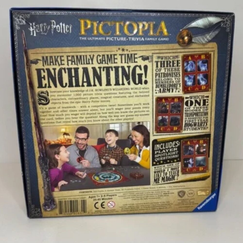 Harry Potter Trivia Game Ravensburger Pictopia - Picture 5 of 7